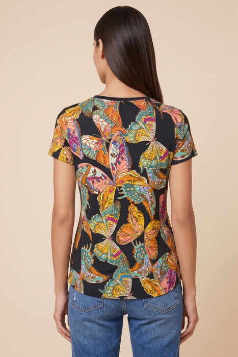 Johnny Was The Janie Favorite Short Sleeve V-Neck Tee R16426-R