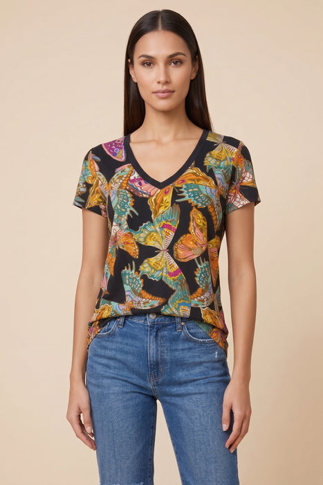 Johnny Was The Janie Favorite Short Sleeve V-Neck Tee R16426-R