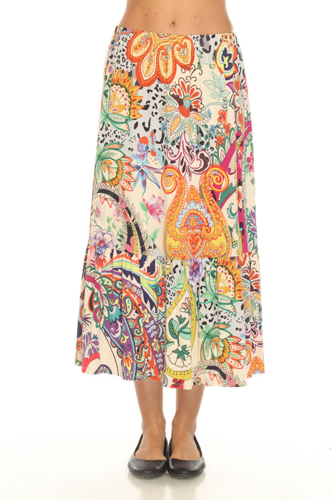 Johnny Was The Janie Favorite Single Tiered Skirt T70625-5