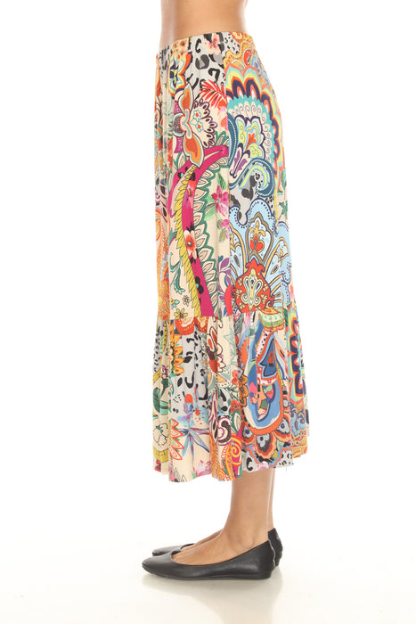 Johnny Was The Janie Favorite Single Tiered Skirt T70625-5