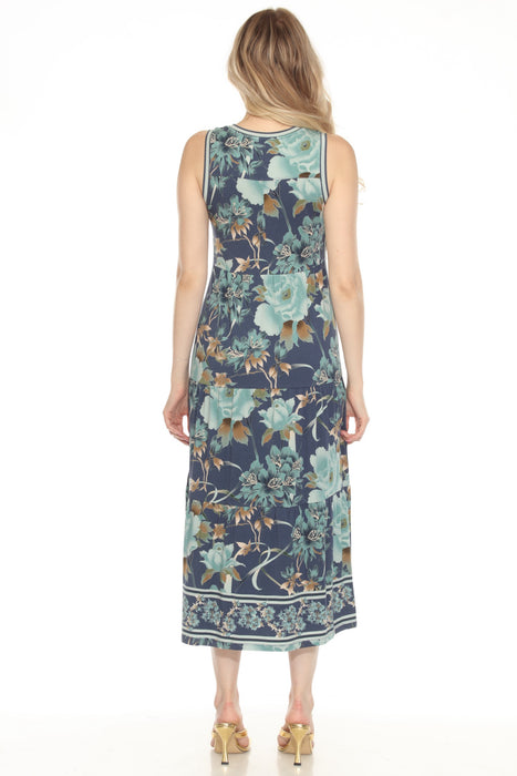 Johnny Was The Janie Favorite Sleeveless Floral Tiered Dress T36824-7