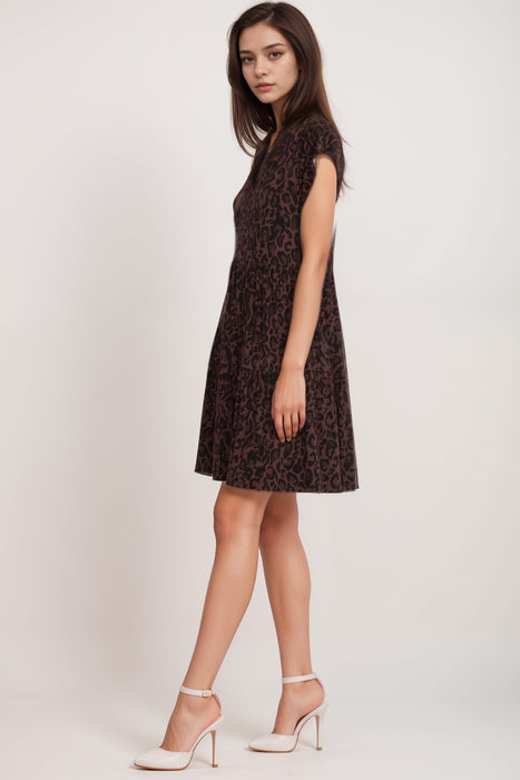 Johnny Was The Janie Favorite Tiered Henley Knit Dress T36624-6