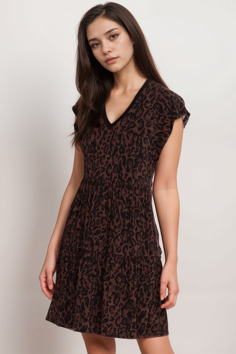 Johnny Was The Janie Favorite Tiered Henley Knit Dress T36624-6