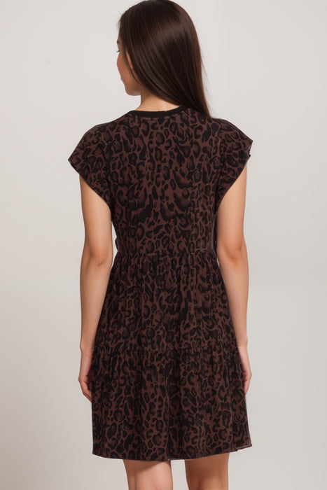 Johnny Was The Janie Favorite Tiered Henley Knit Dress T36624-6