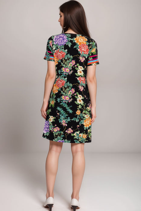 Johnny Was The Janie Favorite Twist Front Floral Swing Dress R36724-5