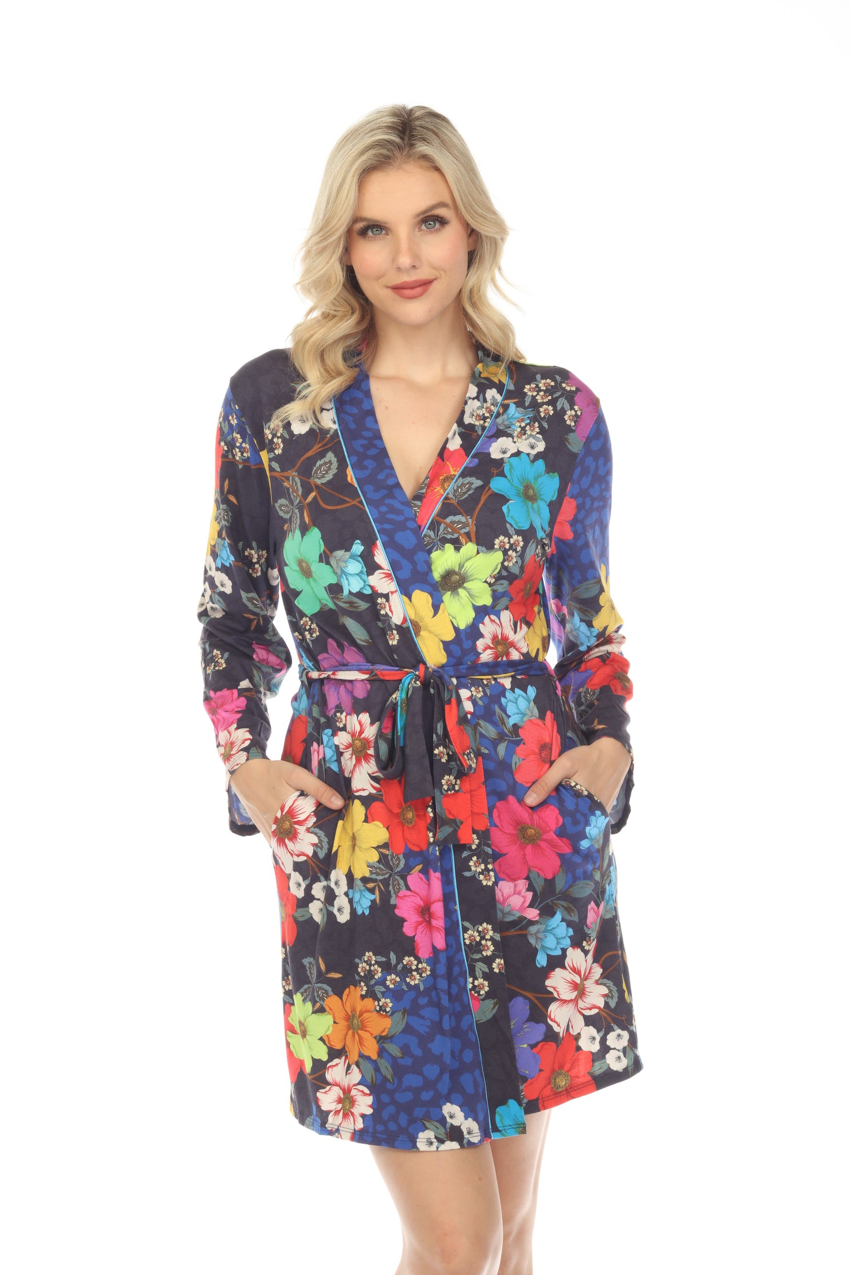 Johnny Was The Jonesy Archimal Floral Sleep Robe Boho Chic MS8723-A ...
