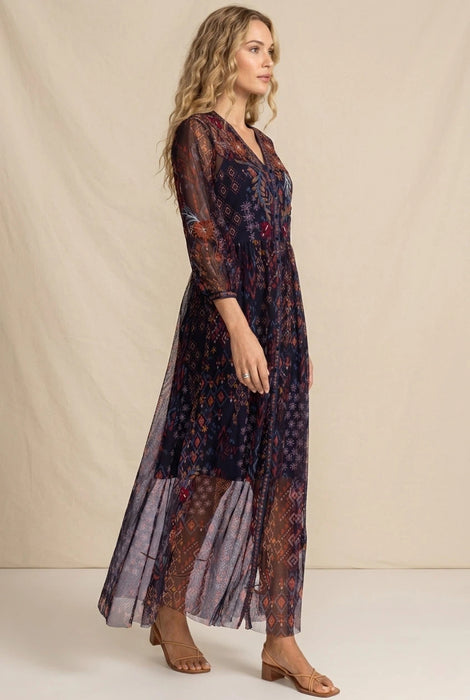 Johnny Was Theia Mesh Maxi Dress C34325-8