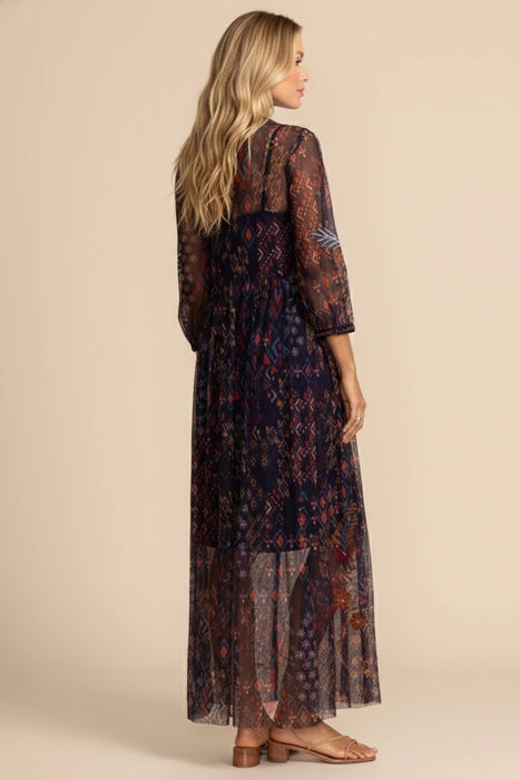 Johnny Was Theia Mesh Maxi Dress C34325-8