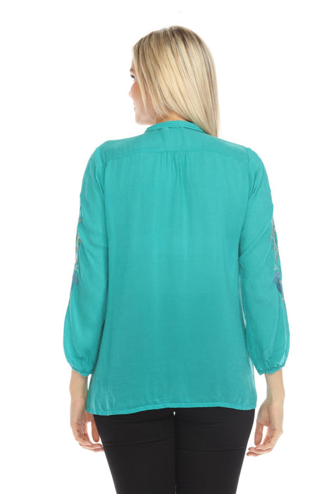 Johnny Was Eleana Button-Down Blouse C11624-E