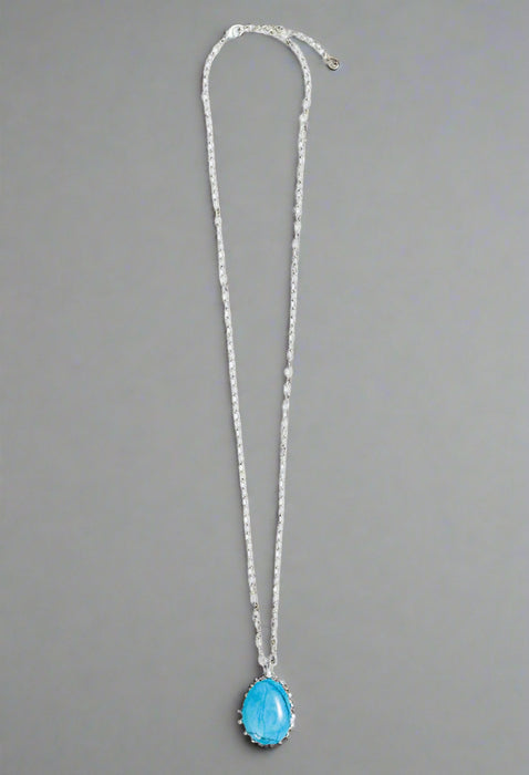 Johnny Was Turquoise Radial Pendant Necklace CJ61924