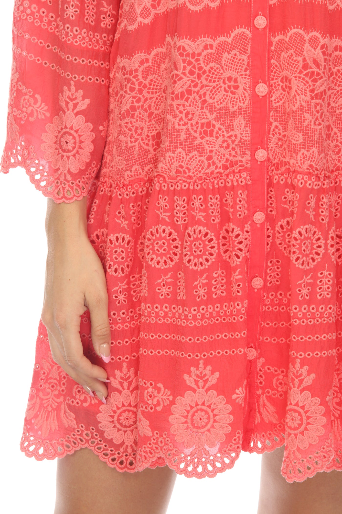 Johnny Was - STARLET LACE BLOUSE (SLIP)
