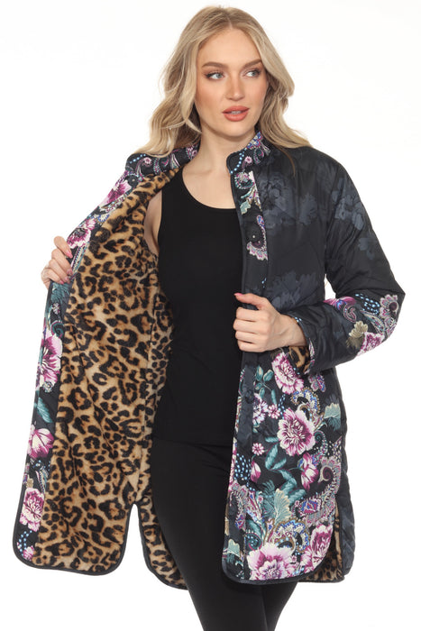 Johnny Was Vivi Reversible Puffer Jacket C45324-O