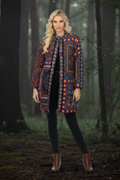 Johnny Was Vivi Reversible Puffer Jacket R45825-8