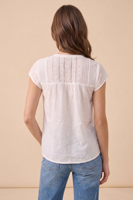 Johnny Was White Tunara Blouse C14725-3