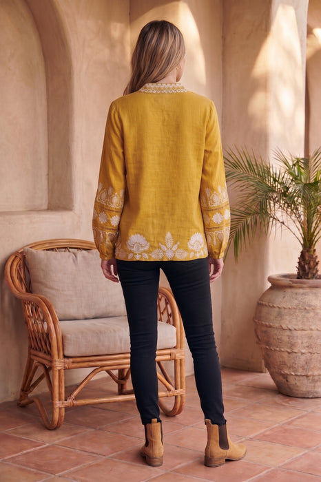 Johnny Was Workshop Alba Button Front Lisbon Blouse W13025-6 *