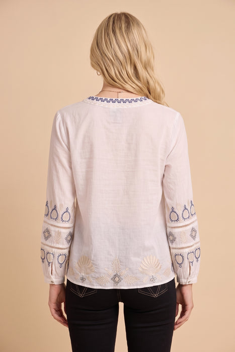 Johnny Was Workshop Alba Button Front Lisbon Blouse W13025-6 *