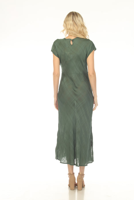 Johnny Was Workshop Green Alexa Bias Dolman Dress W36425-7
