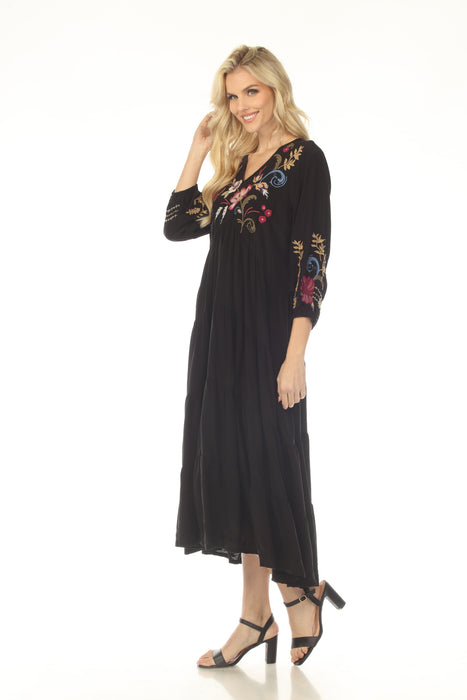 Johnny Was Workshop Bishop Sleeve Tiered Dress W39824-9