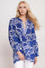 Johnny Was Workshop Style W20324-4 Camilla Henley Voyager Tunic Top