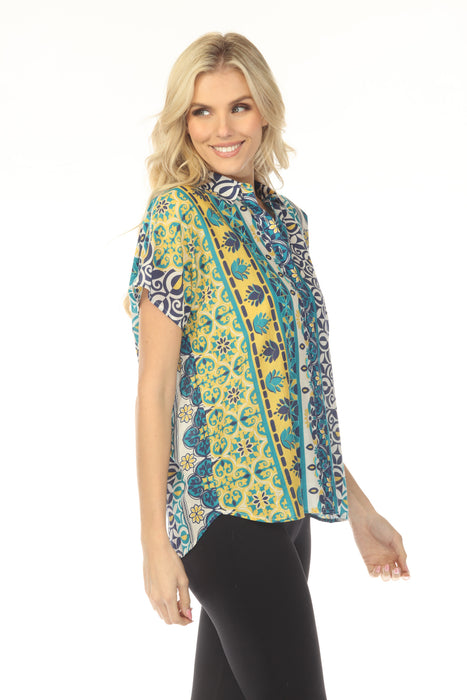 Johnny Was Workshop Edden Dolman Sleeve Shirt W10625-5