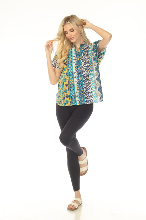 Johnny Was Workshop Edden Dolman Sleeve Shirt W10625-5