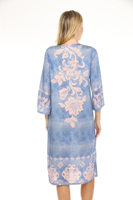 Johnny Was Workshop Florentina Kimono Sleeve Midi Dress W31825-2