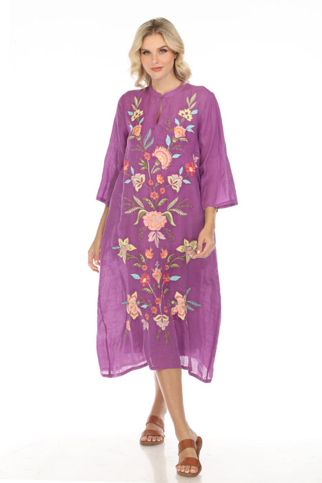 Camellia Mandarin Collar Midi Dress | Johnny Was AfterRetail Camellia Mandarin Collar Midi Dress | Johnny Was AfterRetail