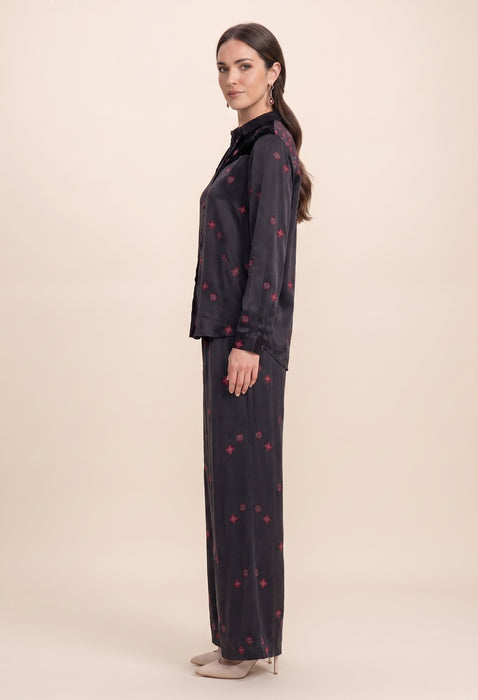 Johnny Was Workshop Maxine Seamed Wide Leg Pant W60423