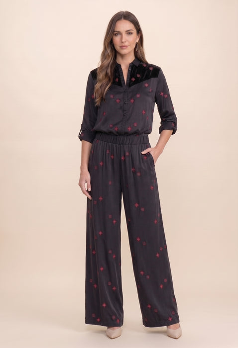 Johnny Was Workshop Maxine Seamed Wide Leg Pant W60423