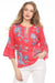 Johnny Was Workshop Style W19425-2 Neilly Ruffle Sleeve Blouse 