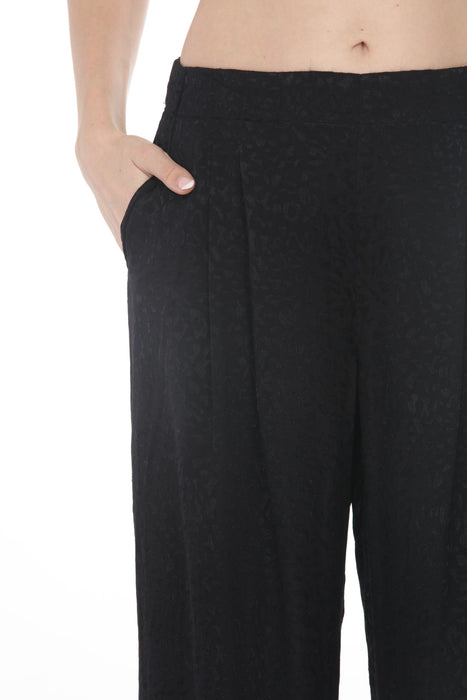 Johnny Was Workshop Black Noire Pleated Pants W64725-8