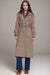 Johnny Was Workshop Style W47124-8 Nylah Sequined Houndstooth Plaid Trench Coat