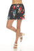 Johnny Was Workshop Style W81823 Polkalona Floral Paperbag Shorts Boho Chic