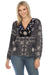 Johnny Was Workshop Style W13423 Runa Prairie Blouse Boho Chic