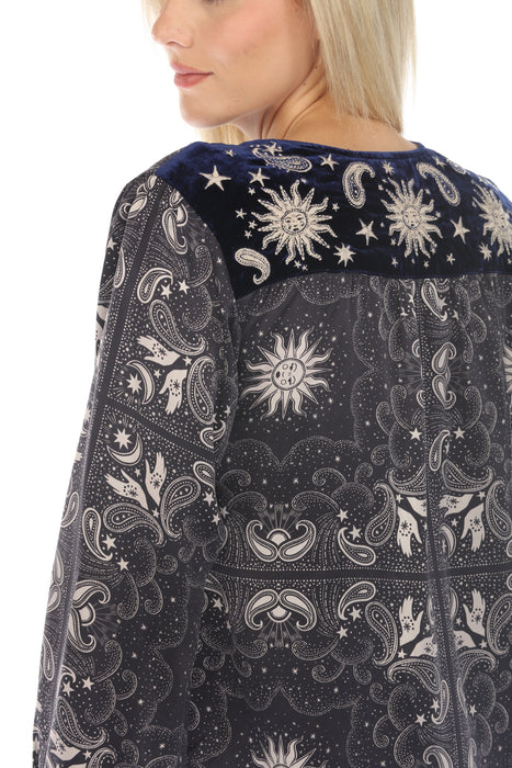 Johnny Was Workshop Runa Prairie Blouse Boho Chic W13423