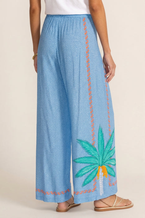 Johnny Was Blue JW X Paolita Pigalle Trousers CSW4425-Y