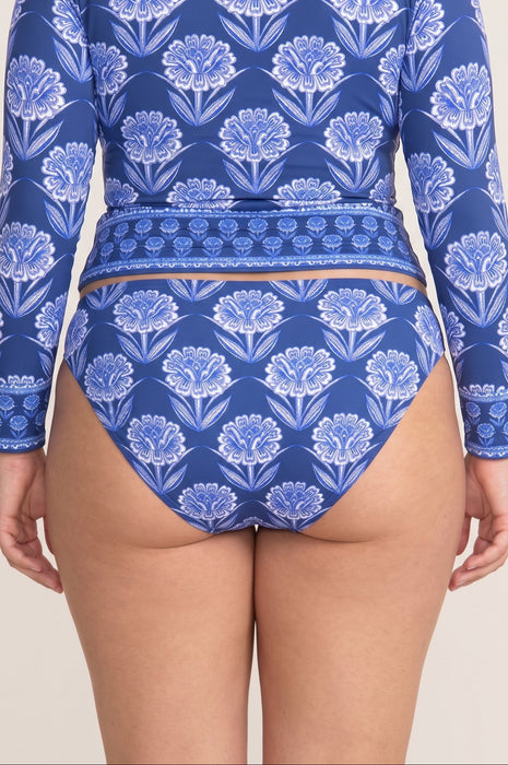 Johnny Was Blue Yao Hipster Bikini Bottom CSW6721-F Plus Size