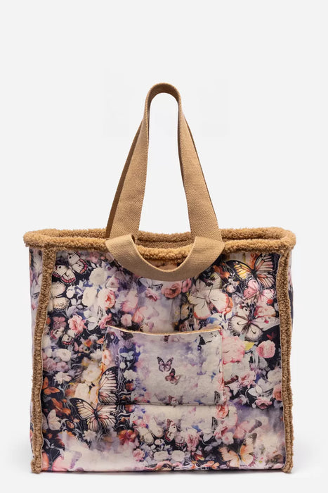 Johnny Was Zaira Faux Suede Reversible Tote Bag C01825-O