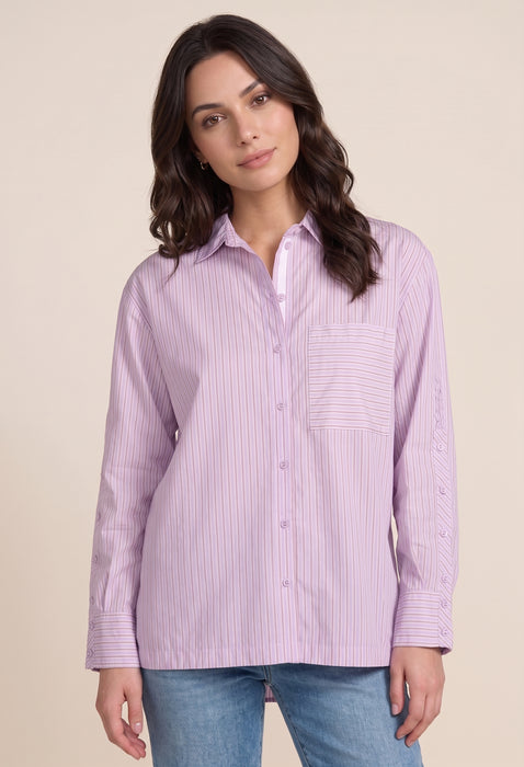 Johnny Was Giana Relaxed Pocket Shirt R14622