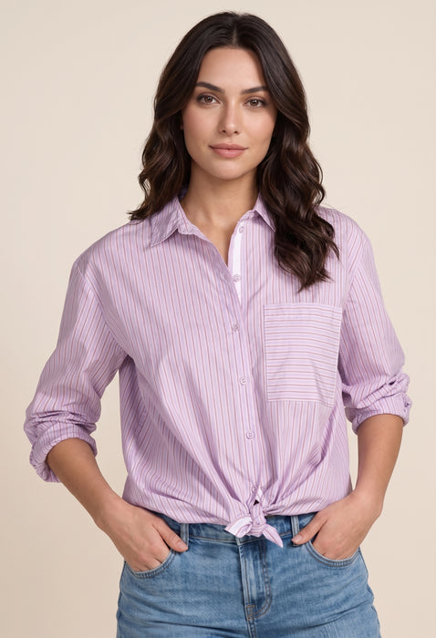 Johnny Was Giana Relaxed Pocket Shirt R14622