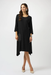 Joseph Ribkoff 253023 3/4 Sleeve Scoop Neck A-Line Asymmetrical Dress