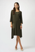 Joseph Ribkoff 253023 3/4 Sleeve Scoop Neck A-Line Asymmetrical Dress