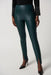 Joseph Ribkoff Style 234148 Alpine Green Split Front Pull On Skinny Ankle Pants