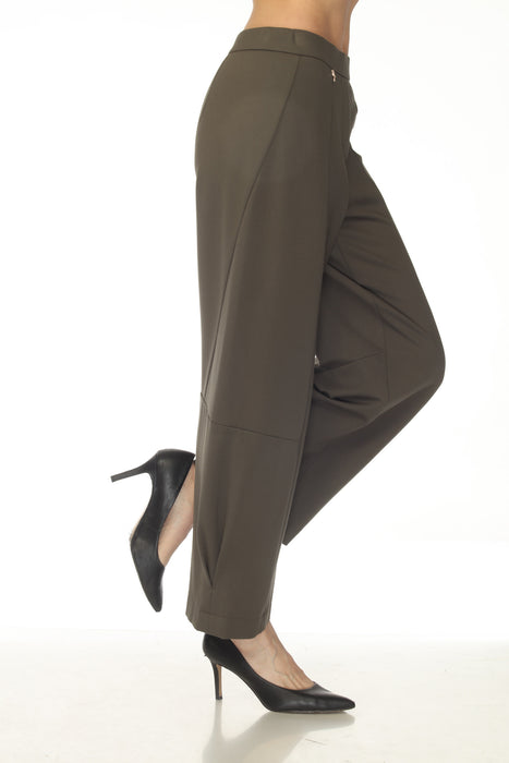 Joseph Ribkoff Avocado Heavy Knit Pull On Barrel Pants 253123