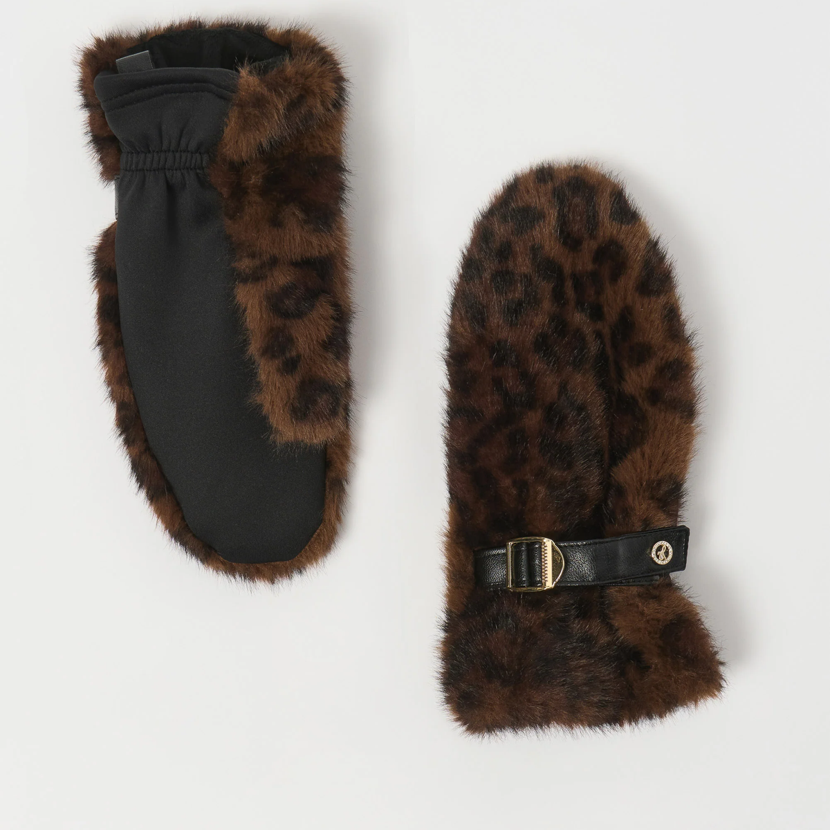 ぷっくりハートレオパレザー　No.476 Joseph Ribkoff Beige/Black Animal Print Embellished Faux Fur