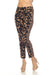 Joseph Ribkoff Style 231275 Beige/Black Floral Print Pull On Cropped Pants