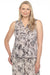 Joseph Ribkoff Style 252243 Beige/Multi Snakeskin Print Sleeveless Top