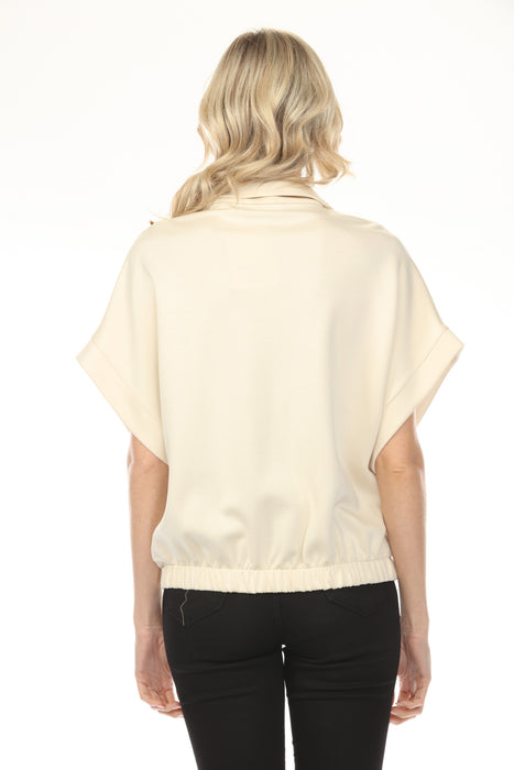 Joseph Ribkoff Birch Dolman Sleeve Zip Front Boxy Jacket 254145