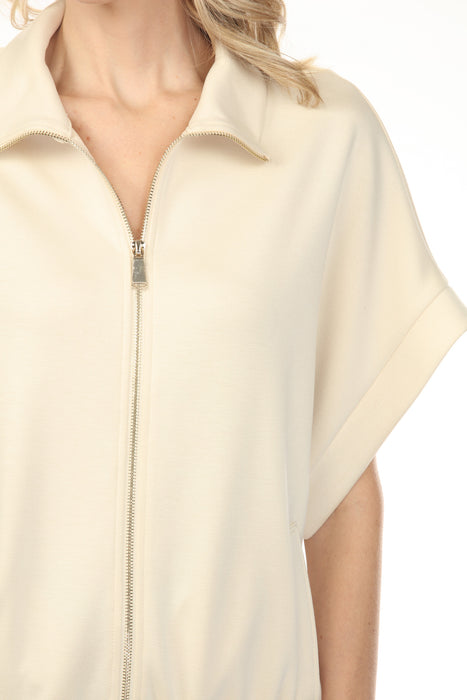 Joseph Ribkoff Birch Dolman Sleeve Zip Front Boxy Jacket 254145