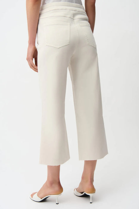 Joseph Ribkoff Birch Embellished Side Slit Culotte Jeans 261971